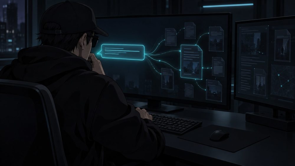 自然な言葉で依頼を受け、関連するコードを調べて計画を作るAIコーディングエージェント