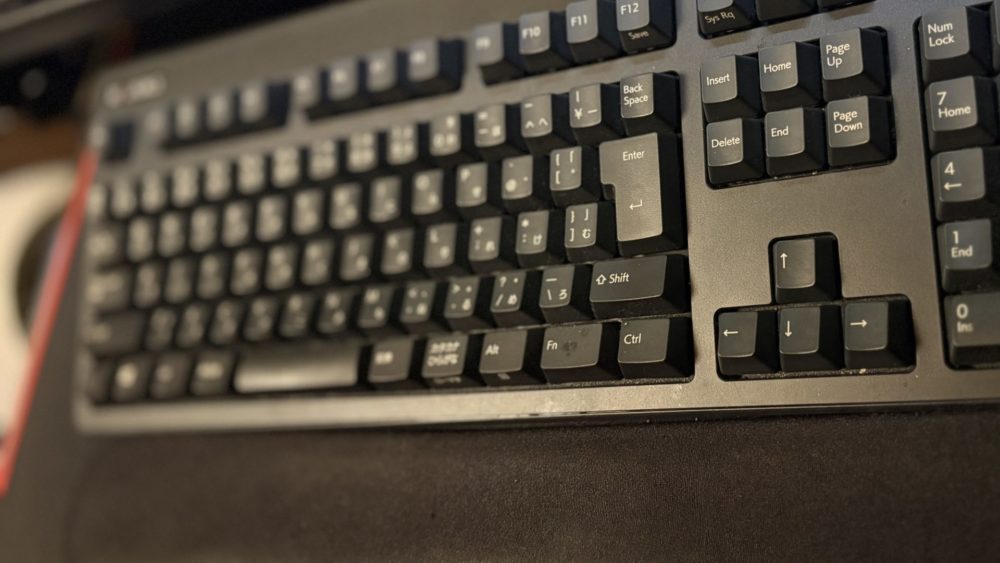 REALFORCE R3UA31のキーとテンキー周辺